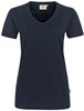Hakro 181 Women's V-neck shirt MIKRALINAR® - Ink - L afbeelding