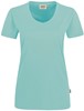 Hakro 181 Women's V-neck shirt MIKRALINAR® - Ice Green - 3XL afbeelding