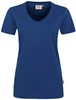 Hakro 181 Women's V-neck shirt MIKRALINAR® - Ultramarine Blue - 2XL afbeelding