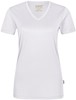 Hakro 187 Women's V-neck shirt COOLMAX® - White - S afbeelding