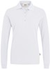 Hakro 215 Women's long-sleeved polo shirt MIKRALINAR® - White - 2XL afbeelding