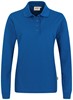 Hakro 215 Women's long-sleeved polo shirt MIKRALINAR® - Royal Blue - 5XL afbeelding