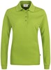 Hakro 215 Women's long-sleeved polo shirt MIKRALINAR® - Kiwi - L afbeelding
