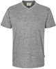 Hakro 226 V-neck shirt Classic - Mottled Grey - S afbeelding