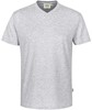 Hakro 226 V-neck shirt Classic - Mottled Ash Grey - XS afbeelding