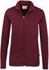 Hakro 227 Women's Interlock jacket - Burgundy - L afbeelding