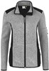 Hakro 236 Women's knitted fleece jacket Churchill - Mottled Grey - L afbeelding