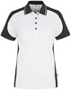 Hakro 239 Women's polo shirt Contrast MIKRALINAR® - White/Anthracite - 5XL afbeelding