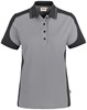 Hakro 239 Women's polo shirt Contrast MIKRALINAR® - Titanium/Anthracite - 3XL afbeelding