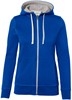 Hakro 255 Women's hooded jacket Bonded - Royal Blue/Silver - S afbeelding