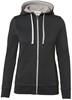 Hakro 255 Women's hooded jacket Bonded - Anthracite/Silver - 3XL afbeelding