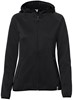 Hakro 263 Women's hooded tec jacket Florida - Black - XS afbeelding