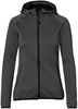 Hakro 263 Women's hooded tec jacket Florida - Mottled Anthracite - M afbeelding