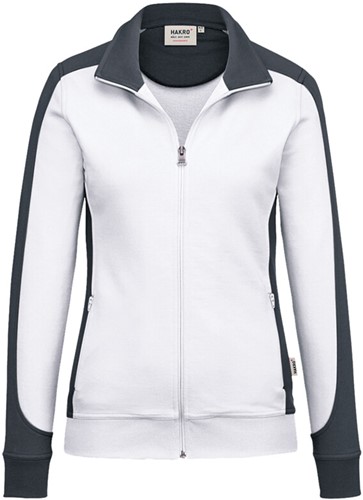 Hakro 277 Women's sweat jacket Contrast MIKRALINAR®