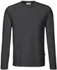 Hakro 279 Long-sleeved shirt MIKRALINAR® - Carbon Grey - M afbeelding