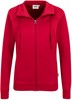 Hakro 406 Women's sweat jacket College - Red - M afbeelding