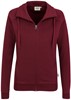 Hakro 406 Women's sweat jacket College - Burgundy - 3XL afbeelding