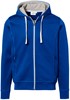 Hakro 455 Hooded jacket Bonded - Royal Blue/Silver - 3XL afbeelding