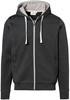 Hakro 455 Hooded jacket Bonded - Anthracite/Silver - XL afbeelding