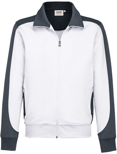 Hakro 477 Sweat jacket Contrast MIKRALINAR®