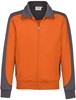 Hakro 477 Sweat jacket Contrast MIKRALINAR® - Orange/Anthracite - M afbeelding