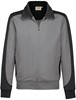 Hakro 477 Sweat jacket Contrast MIKRALINAR® - Titanium/Anthracite - 6XL afbeelding