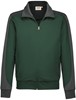Hakro 477 Sweat jacket Contrast MIKRALINAR® - Fir Green/Anthracite - 3XL afbeelding