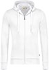 Hakro 605 Hooded sweat jacket Premium - White - L afbeelding