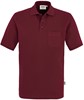 Hakro 802 Pocket polo shirt Top - Burgundy - M afbeelding