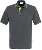 Hakro 803 Polo shirt Casual - Anthrazite/Kiwi Green - S afbeelding