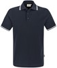 Hakro 805 Polo shirt Twin-Stripe - Blue/White - L afbeelding