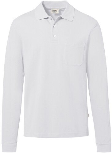 Hakro 809 Long-sleeved pocket polo shirt Top