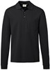 Hakro 809 Long-sleeved pocket polo shirt Top - Black - 2XL afbeelding