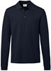 Hakro 809 Long-sleeved pocket polo shirt Top - Ink - L afbeelding