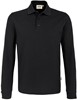 Hakro 815 Long-sleeved polo shirt MIKRALINAR® - Black - 4XL afbeelding