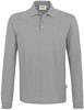 Hakro 815 Long-sleeved polo shirt MIKRALINAR® - Mottled Grey - 4XL afbeelding