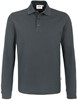 Hakro 815 Long-sleeved polo shirt MIKRALINAR® - Anthracite - 6XL afbeelding