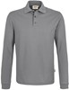 Hakro 815 Long-sleeved polo shirt MIKRALINAR® - Titanium - XS afbeelding