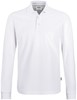 Hakro 820 Long-sleeved polo shirt Classic - White - M afbeelding