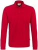 Hakro 820 Long-sleeved polo shirt Classic - Red - M afbeelding