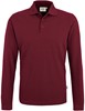 Hakro 820 Long-sleeved polo shirt Classic - Burgundy - 3XL afbeelding