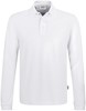 Hakro 821 Long-sleeved polo shirt HACCP MIKRALINAR® - White - L