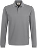 Hakro 821 Long-sleeved polo shirt HACCP MIKRALINAR® - Titanium - S afbeelding