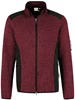 Hakro 836 Knitted fleece jacket Dawson - Mottled Burgundy - M afbeelding