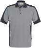 Hakro 839 Polo shirt Contrast MIKRALINAR® - Titanium/Anthracite - 5XL afbeelding
