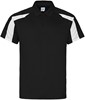 Herenpolo 'Contrast Cool' korte mouwen Black/White - M