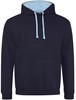 Just JH003 Varsity Hoodie - New French Navy/Sky Blue - XS