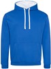 Just JH003 Varsity Hoodie - Royal Blue/Arctic White - XL