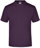 James & Nicholson JN001 Round-T Medium - Aubergine - M afbeelding