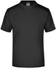 James & Nicholson JN001 Round-T Medium - Black - S afbeelding